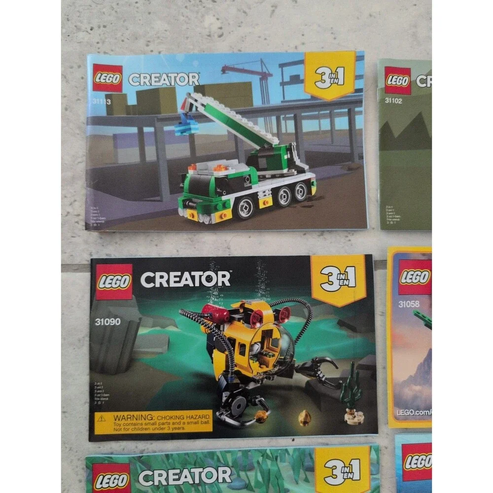 Lego Creator 3 in 1 Lot of 26 MANUALS ONLY